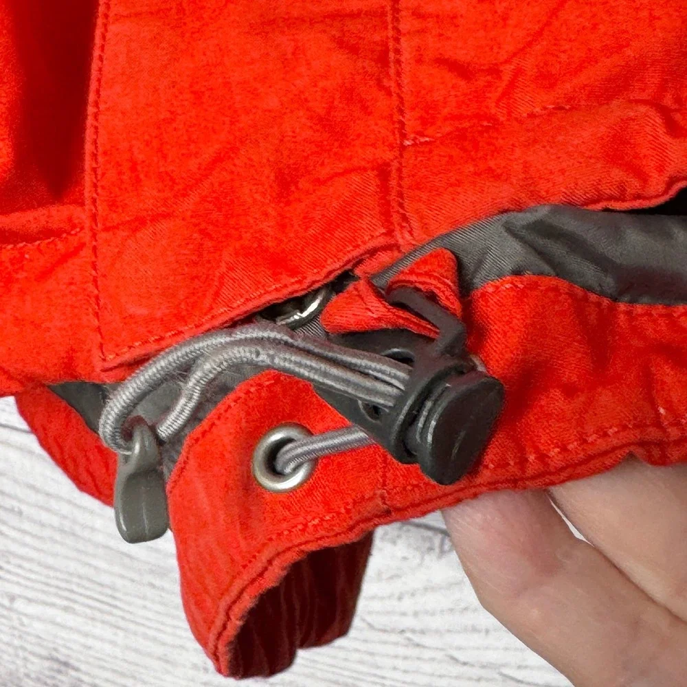 The North Face Mens Gore-Tex Jacket Red Waterproof Hooded Shell Large L